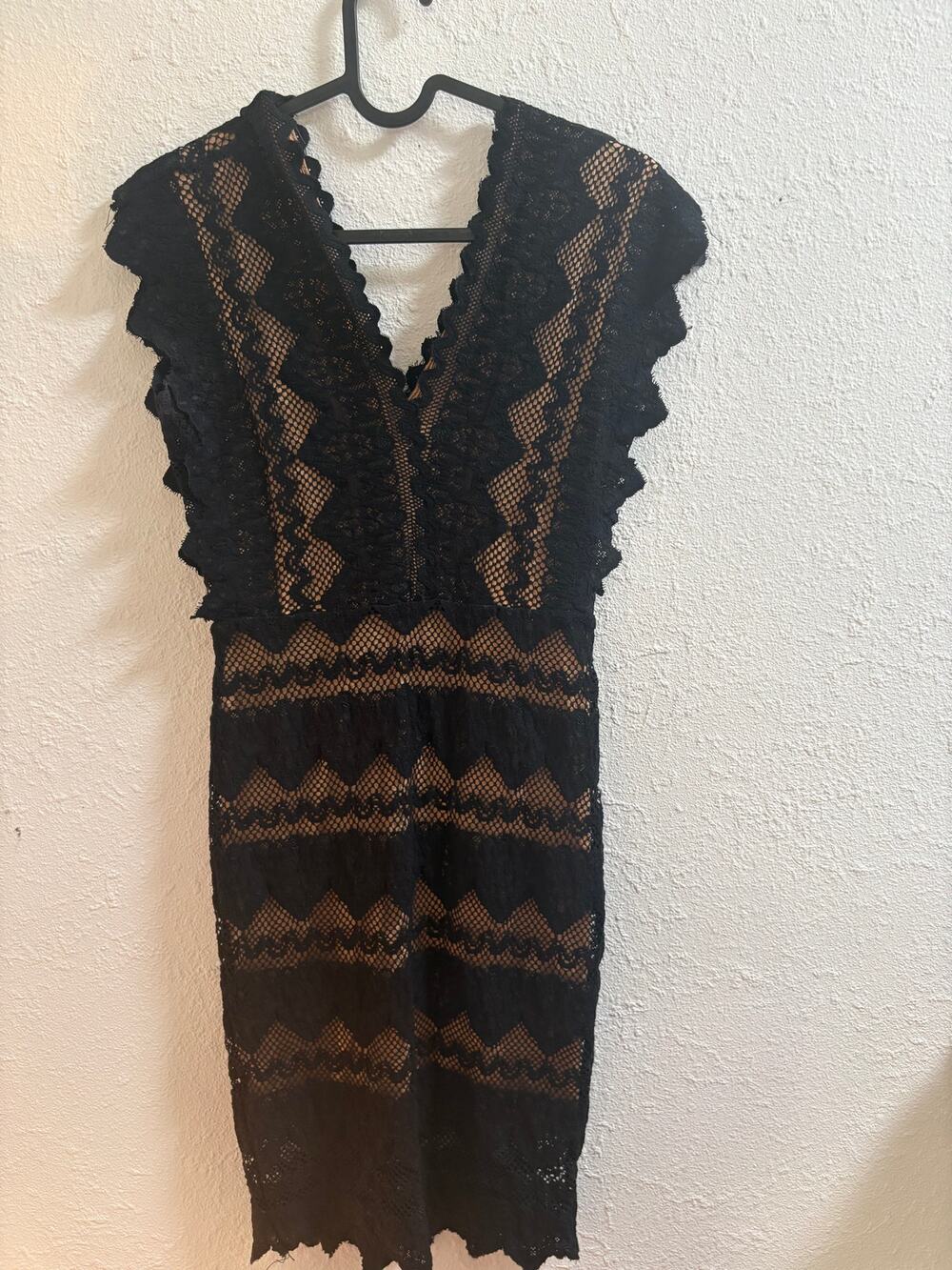 Nightcap by Carisa Rene black lace mini dress — Size 1